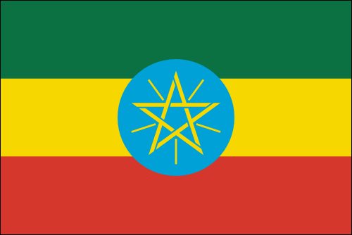 PAVILLON ETHIOPIE 20X30cm ETAMINE