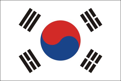 PAVILLON COREE DU SUD 30X45cm ETAMINE