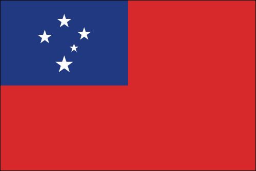 PAVILLON SAMOA 20X30cm ETAMINE