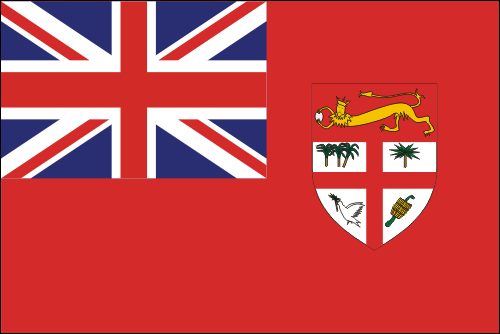 PAVILLON FIDJI CIVIL ENSIGN 20X30cm ETAMINE