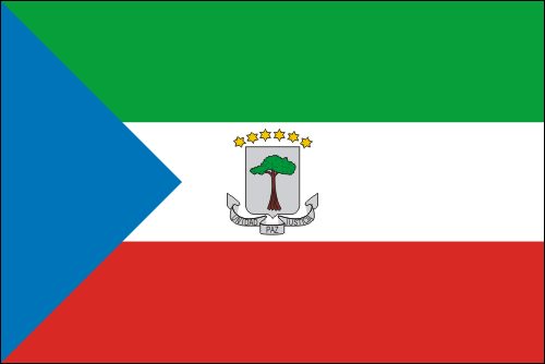 PAVILLON GUYNEE EQUATORIALE 20X30cm ETAMINE