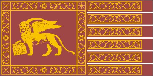 PAVILLON ITALIE VENISE FRANGE 30x45cm ETAMINE