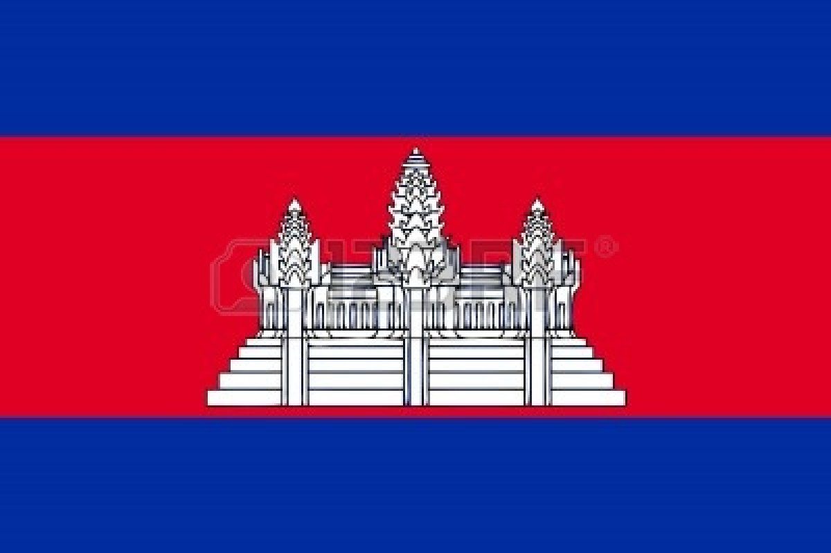 PAVILLON CAMBODGE 20X30cm ETAMINE