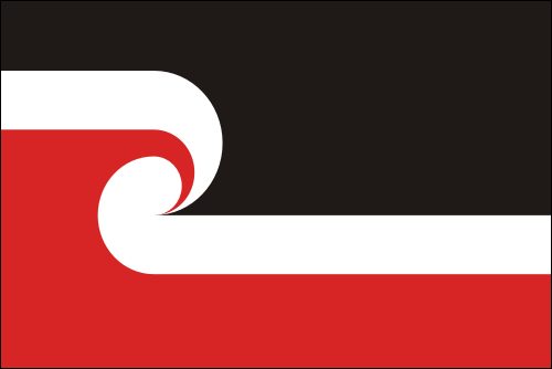 PAVILLON  NEW ZEALAND MAORI FLAG 20X30cm ETAMINE