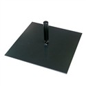 PIED PLATINE CARRE 30x30cm NOIR SATINE 2,3 kg - INTERIEUR