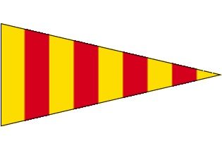 FLAMME PROVENCE 30x80cm PAVILLON SPECIAUX ETAMINE