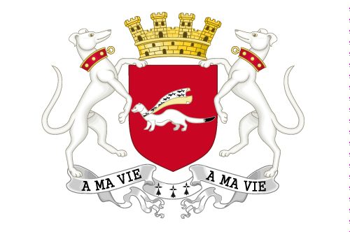 PAVILLON VANNES Grandes Armes 30x45cm MAILLE VILLE