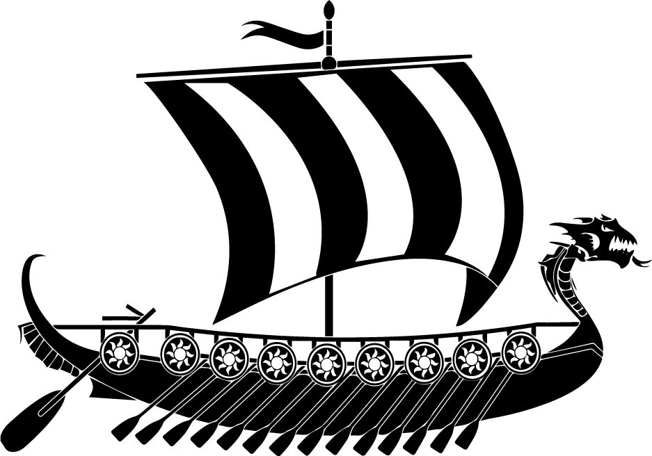 PAVILLON DRAKAR  30X45 CM ETAMINE FANTAISIE