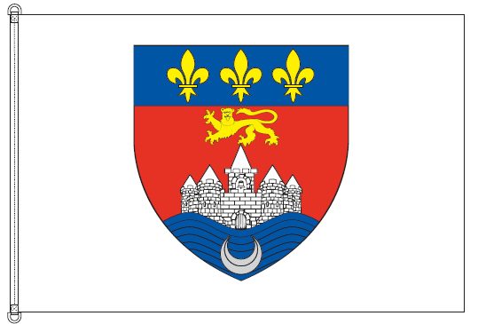 PAVILLON BORDEAUX 30x45cm VILLE ETAMINE