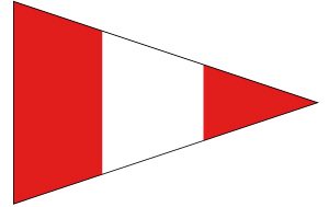 PAVILLON ST TROPEZ TRIANGULAIRE 30x60cm ETAMINE VILLE