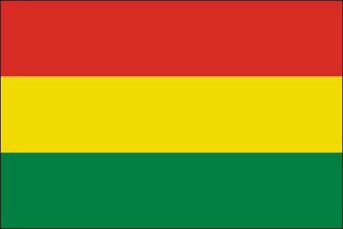 PAVILLON BOLIVIE 20X30cm ETAMINE