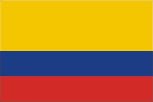 PAVILLON COLOMBIE 20X30cm ETAMINE