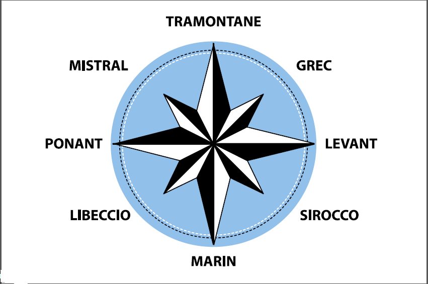 PAVILLON ROSE DES VENTS 30x45 CM ETAMINE FANTAISIE