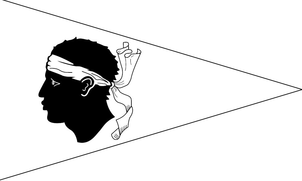 PAVILLON FLAMMME CORSE 30x60cm ETAMINE PROVINCE REGION