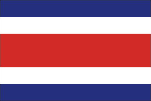 PAVILLON COSTA RICA 20X30cm ETAMINE