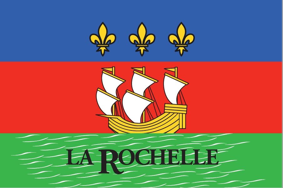 PAVILLON LA ROCHELLE plein + lettre 30x45cm ETAMINE VILLE