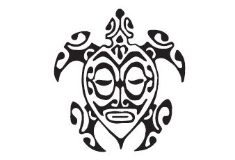 PAVILLON TORTUE MAHORI 30X45 CM ETAMINE FANTAISIE