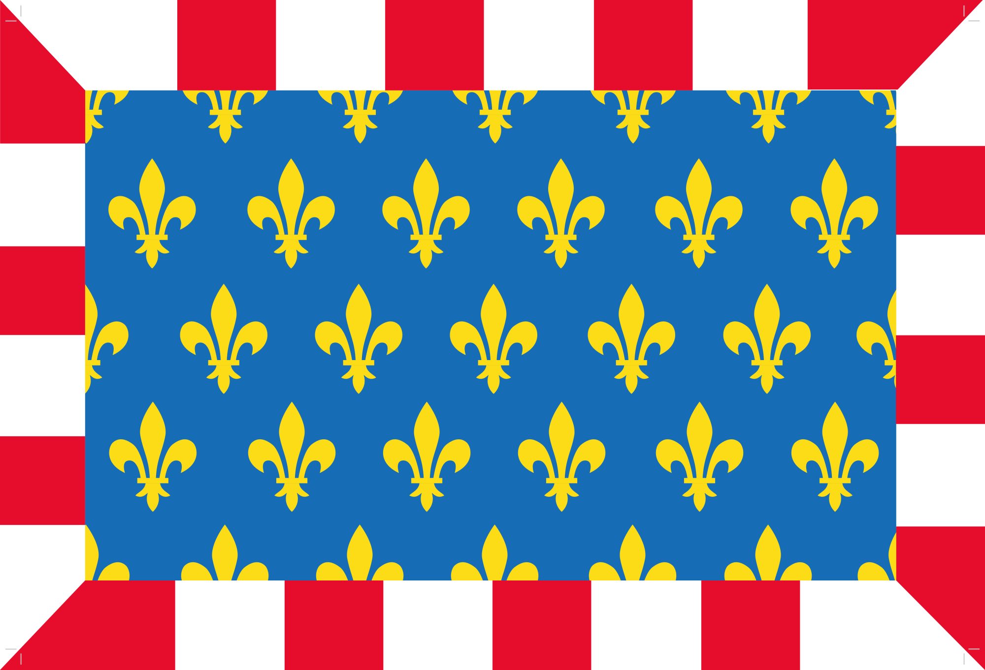 PAVILLON TOURAINE 30x45cm ETAMINE PROVINCE REGION