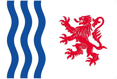 PAVILLON Nouvelle Aquitaine 30x45cm PROVINCE REGION  ETAMINE