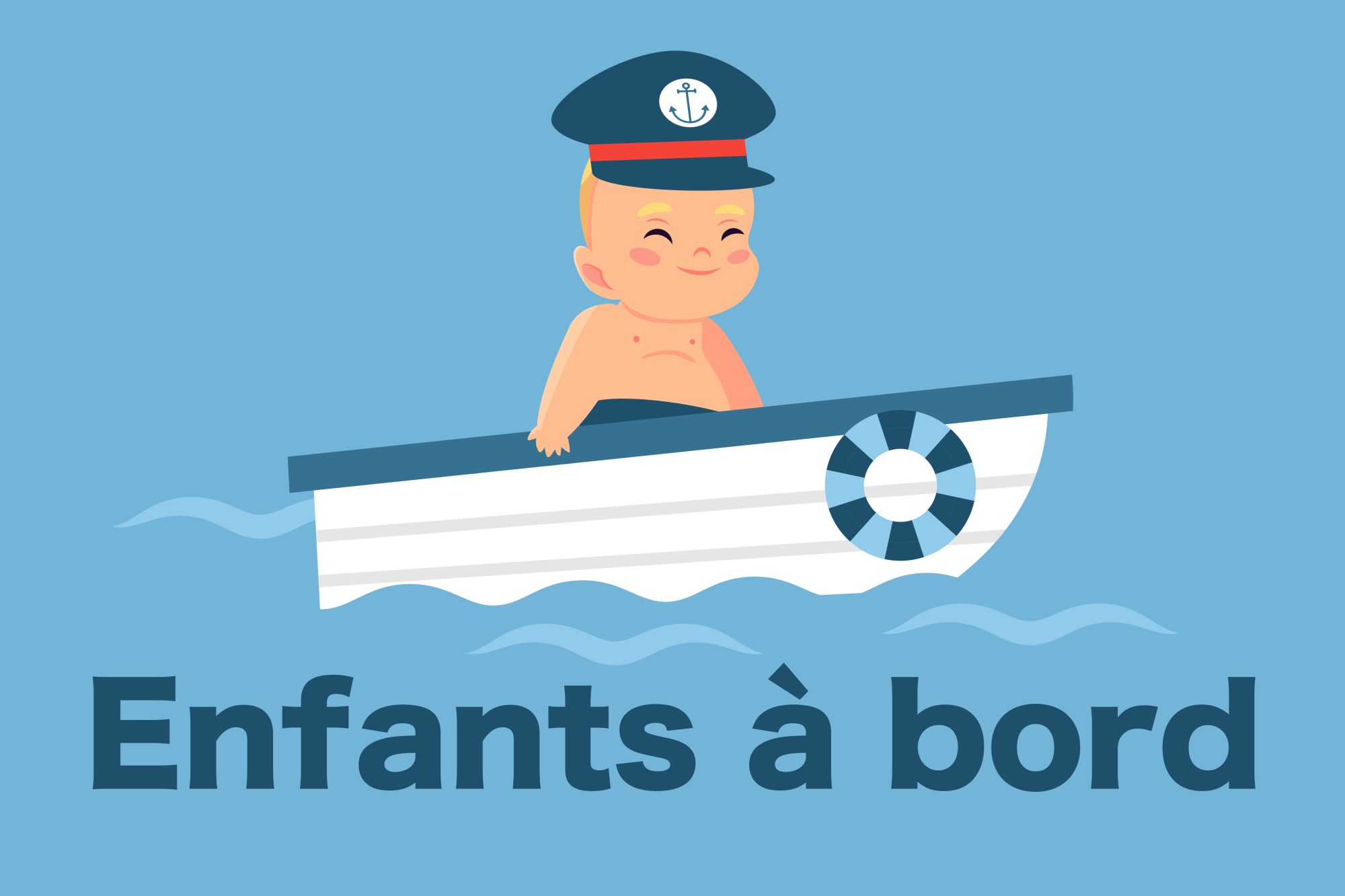 PAVILLON  ENFANT A BORD 30x45cm ETAMINE FANTAISIE