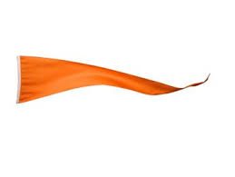 FLAMME TRACTAGE ORANGE 70x100cm Maille polyester