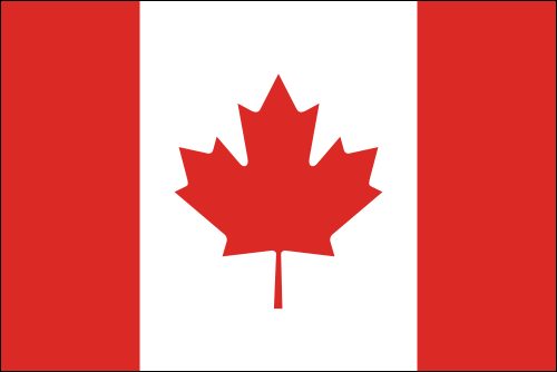 PAVILLON CANADA 20X30cm ETAMINE