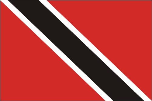 PAVILLON TRINIDAD  et  TOBAGO 20X30cm ETAMINE