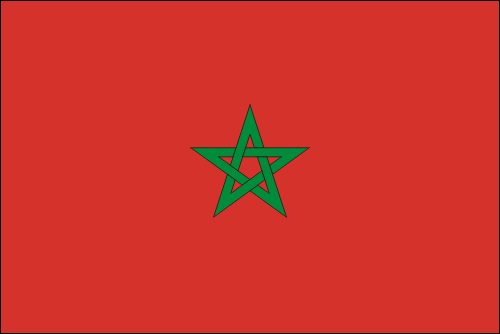 PAVILLON MAROC 20X30cm ETAMINE