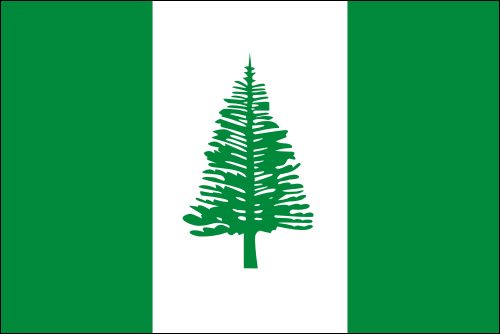 PAVILLON NORFOLK ISLAND 20X30cm ETAMINE