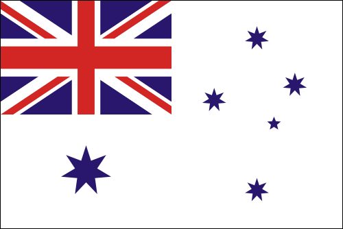 PAVILLON AUSTRALIE NAVAL ENSIGN 20X30cm ETAMINE